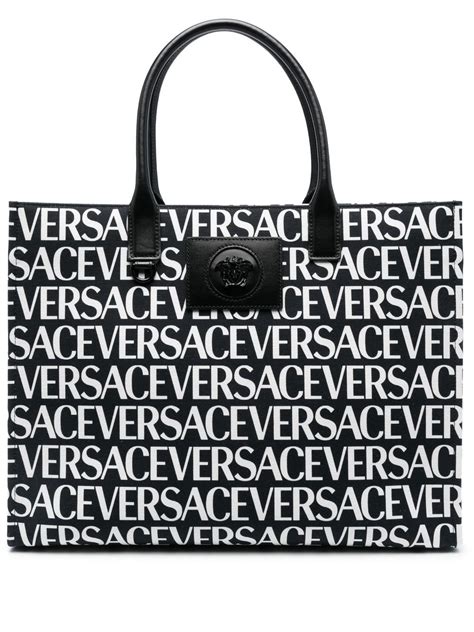 versace logo bag